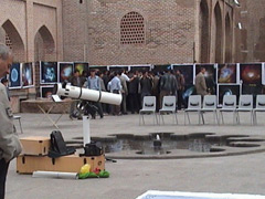 FETTU exhibit in Ardabil, Iran